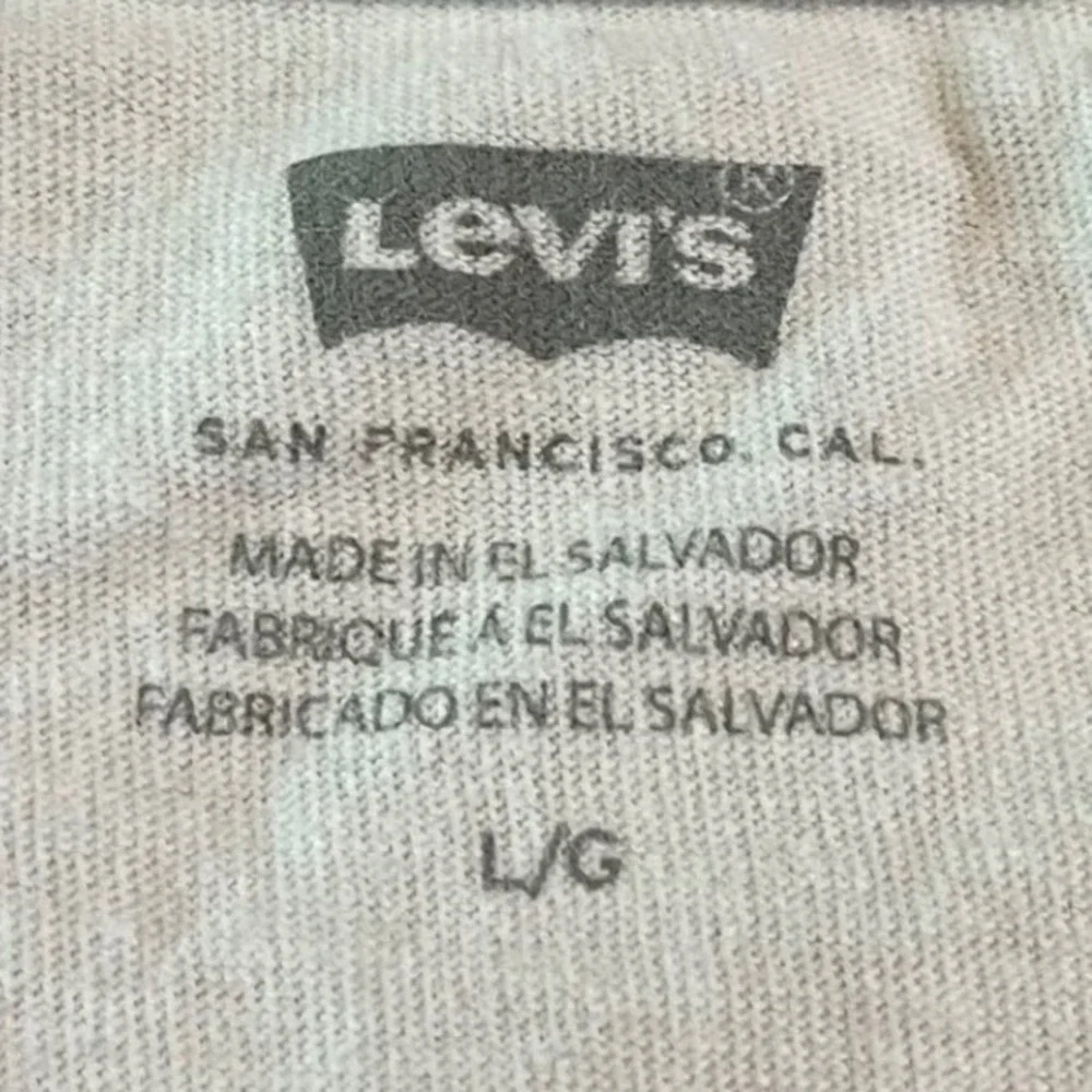 Levi Strauss Mens Large White Two Horse Graphic T-Shirt Cotton Short Sleeve Tee